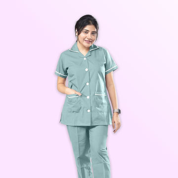 Female Nurse Uniform Polyster-Cotton
